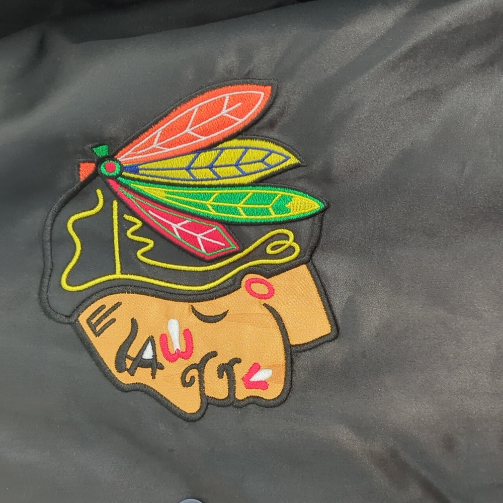 NHL Chicago Blackhawks Jacket In 3XL - Picture 3 of 7